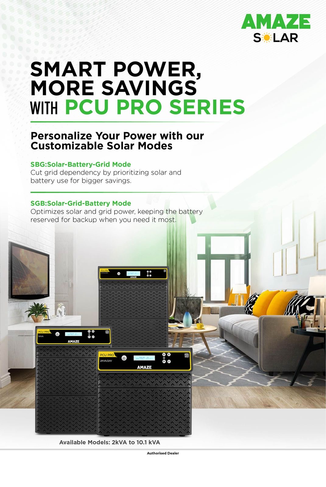 Amaze Solar PCU