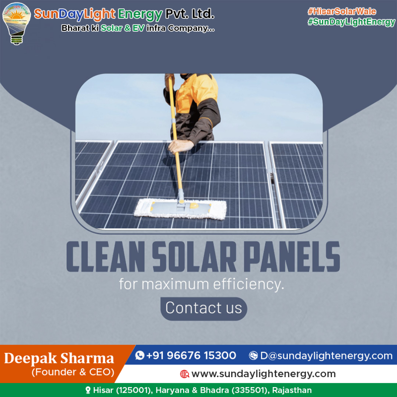 Solar Panel cleaning Maintenance service