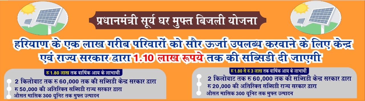 Haryana State Financial Assistance (SFA) Solar Subsidy Scheme Update