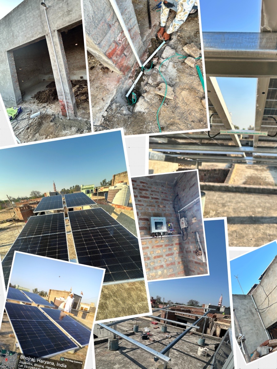 Best Quality Solar Instalation under PM Surya Ghar Subsidy (CFA) and Haryana State Subsidy (SFA)